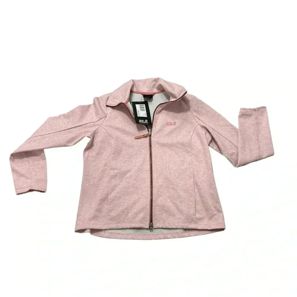 Jack Wolfskin Jacket Womens Riverland Pink Rose Quartz Large NWT